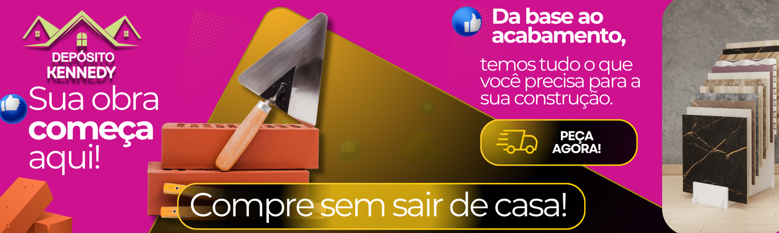 banner - materiais de construção 2000px por 600px