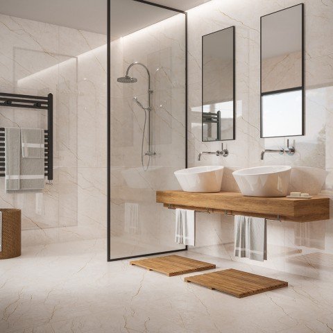 Porcelanato Golden Beige Lux 90x90 (cod23299) - Imagem 2