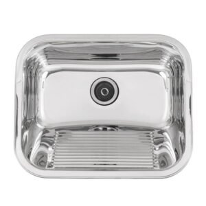 tanque Monobloco inox 55x45x23cm (cod 22584)